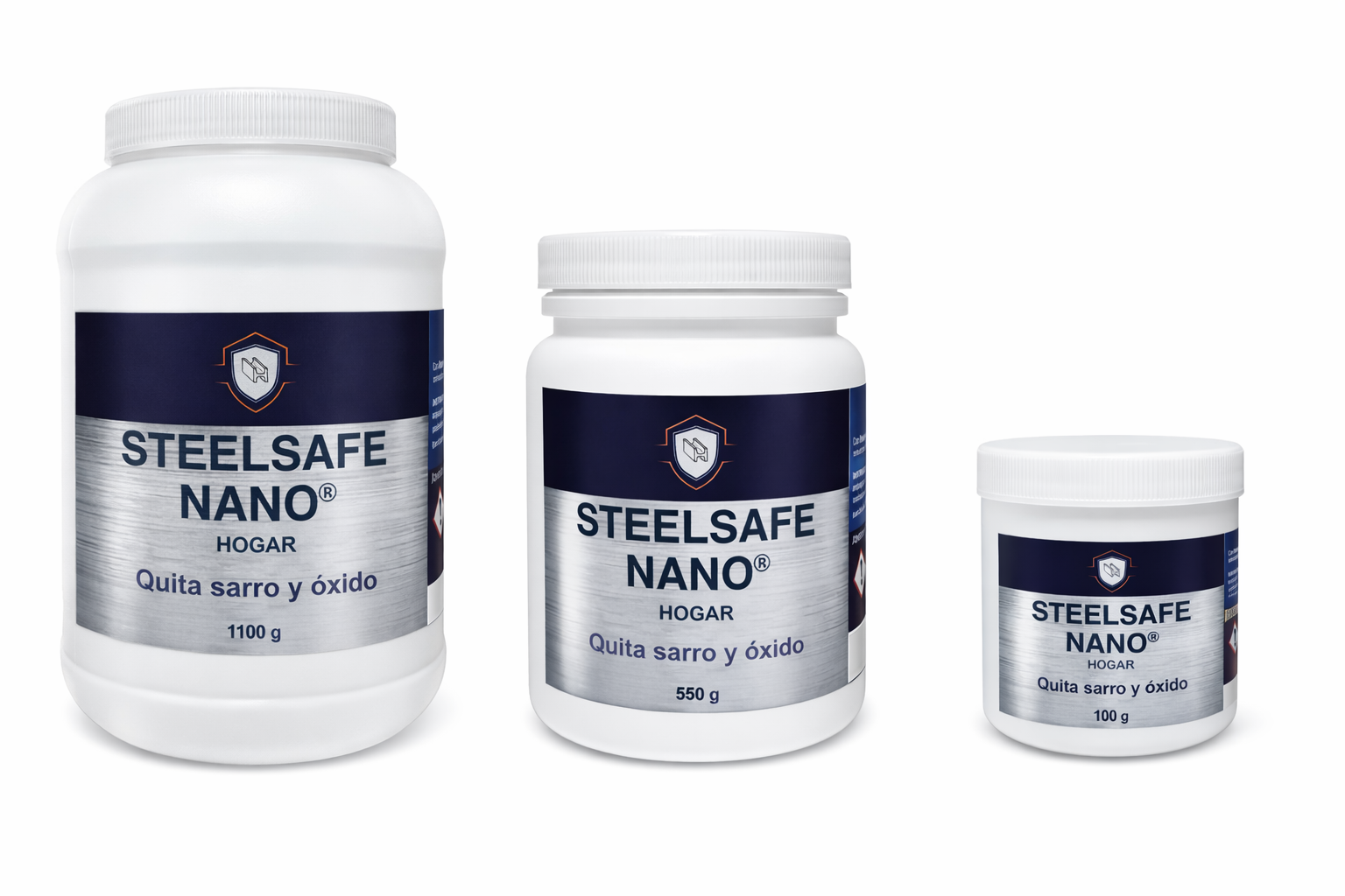 Steelsafe nano HOGAR Nanogel quita óxido y sarro