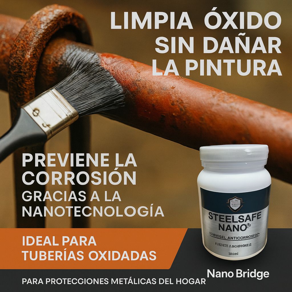 Nanogel anticorrosivo Steelsafe nano - Limpieza y Protección avanzada en contra de la corrosión